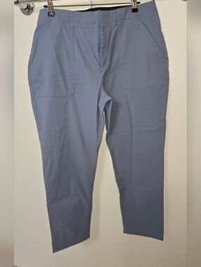 Eddie Bauer Slate Blue Womens Straight Ankle Pant